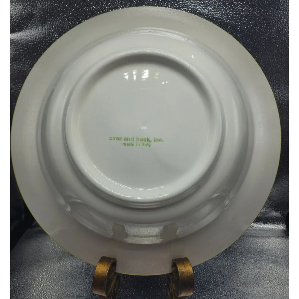 Over & Back Sojourn Sponge Blue Large Pasta Serving Bowl ITALY (READ LISTING!!!)